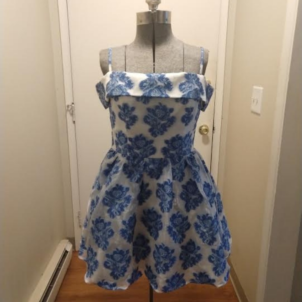 Chi Chi London Tea Cup Print Party Dress